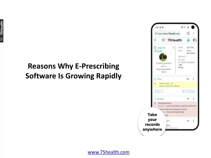 reasons why e prescribing software is growing