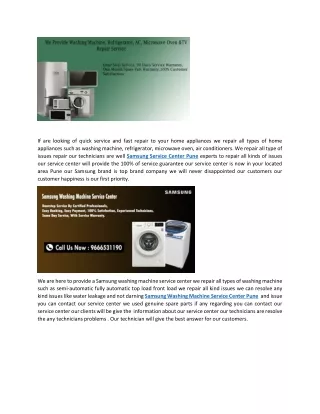 Samsung Service Center Pune