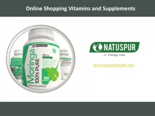 Online Shopping Vitamins and Supplements