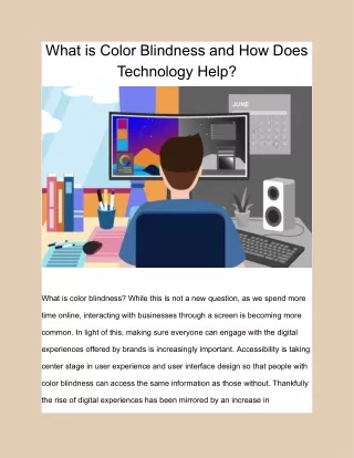 what is color blindness and how does technology