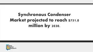 Synchronous Condenser Market projected to reach $751.0 million by 2030.