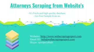 attorneys scraping from website s