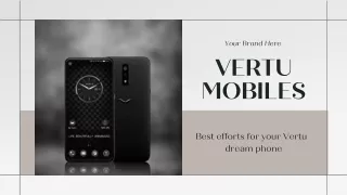 Vertu Mobiles | Shop Vertu Phone | Vertu Signature S Price