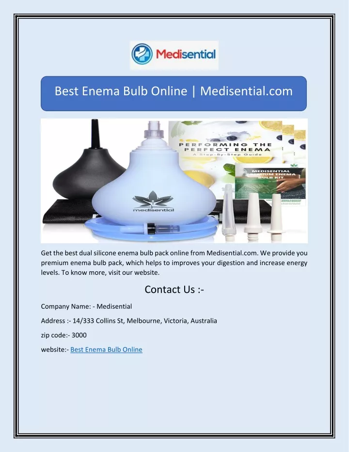 best enema bulb online medisential com