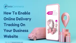 How To Enable Online Delivery Tracking On Your Business Website
