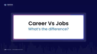 Career vs Job Whats the difference?