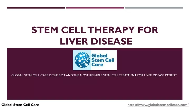 stem cell therapy for liver disease