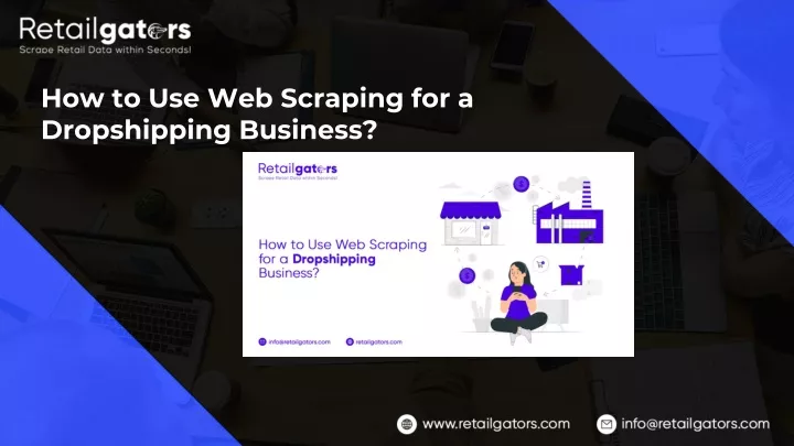 how to use web scraping for a dropshipping