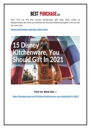 Disney Kitchenware Gift Ideas 2021 Online| Bestpurchase.site