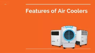 Features of Air Coolers