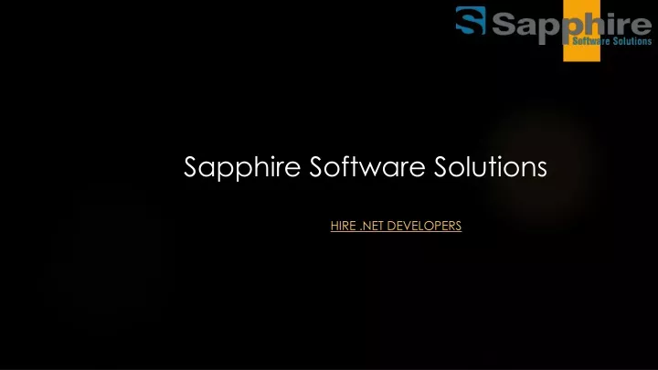 sapphire software solutions