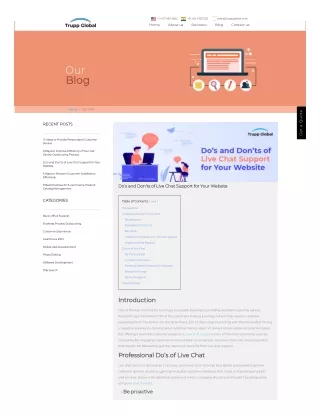 Do’s and Don’ts of Live Chat Support for Your Website