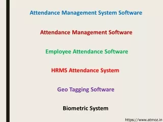 Manage your Attendance by using Attendance Management System - Atmoz