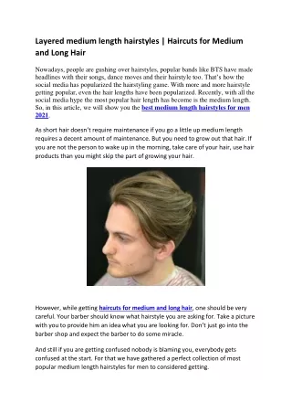 Layered medium length hairstyles  Haircuts for Medium and Long Hair