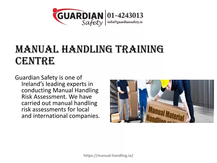 manual handling training centre