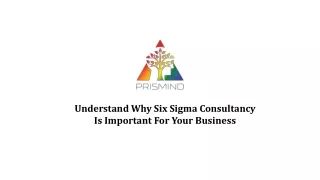 Understand why six sigma consultancy is important for your business