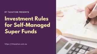 Investment Rules for Self-Managed Super Funds in Australia