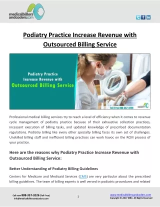 podiatry practice increase revenue with