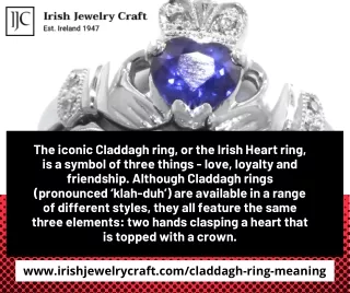the iconic claddagh ring or the irish heart ring