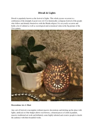 Online Diwali Lights