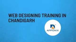 Web Designing Training in Chandigarh