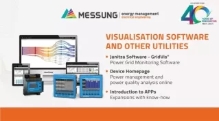 VISUALISATION SOFTWARE AND OTHER UTILITIES FOR ENERGY MANAGEMENT