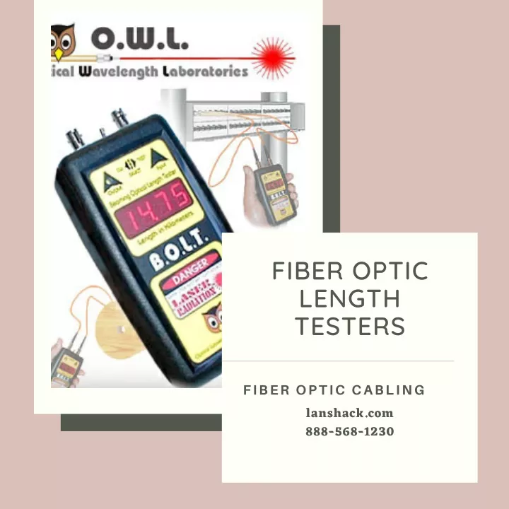 fiber optic length testers