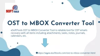 OST to MBOX Converter Tool