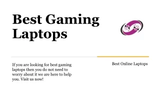 Best Laptops for Gaming | Best Online Laptops