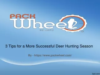 3 tips for a more successful deer hunting season