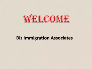 welcome