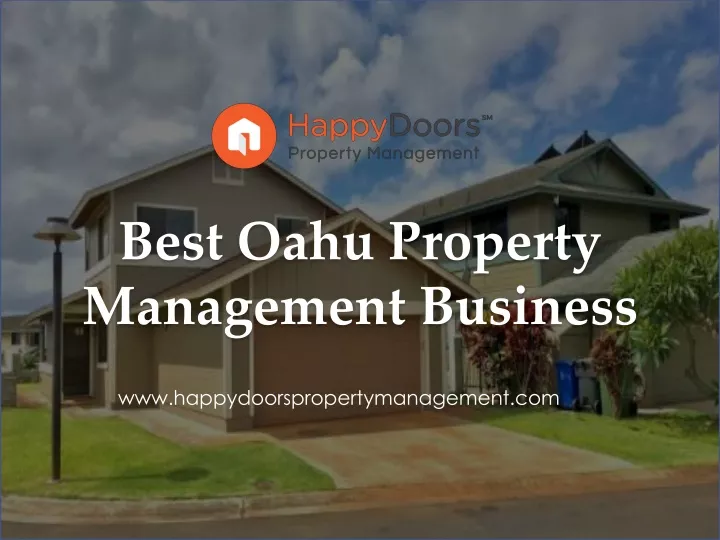 best oahu property management business