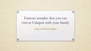 Famous temples that you can visit in Udaipur with your family