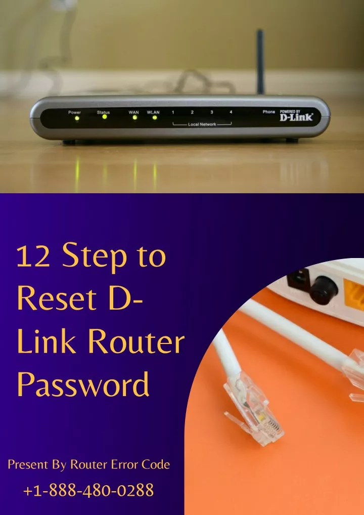 12 step to reset d link router password