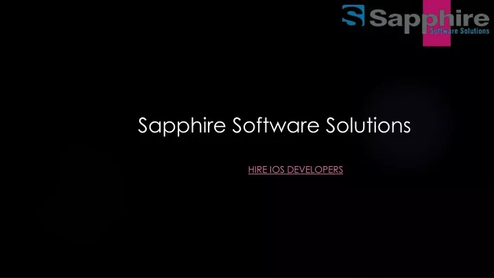 sapphire software solutions