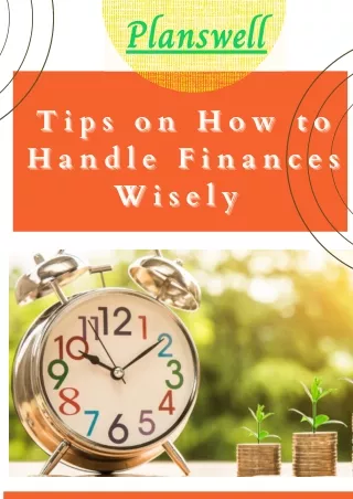 Planswell - Tips on How to Handle Finances Wisely
