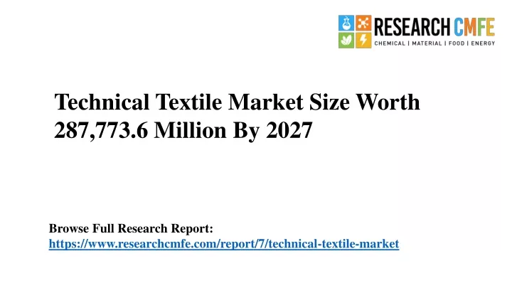 technical textile market size worth