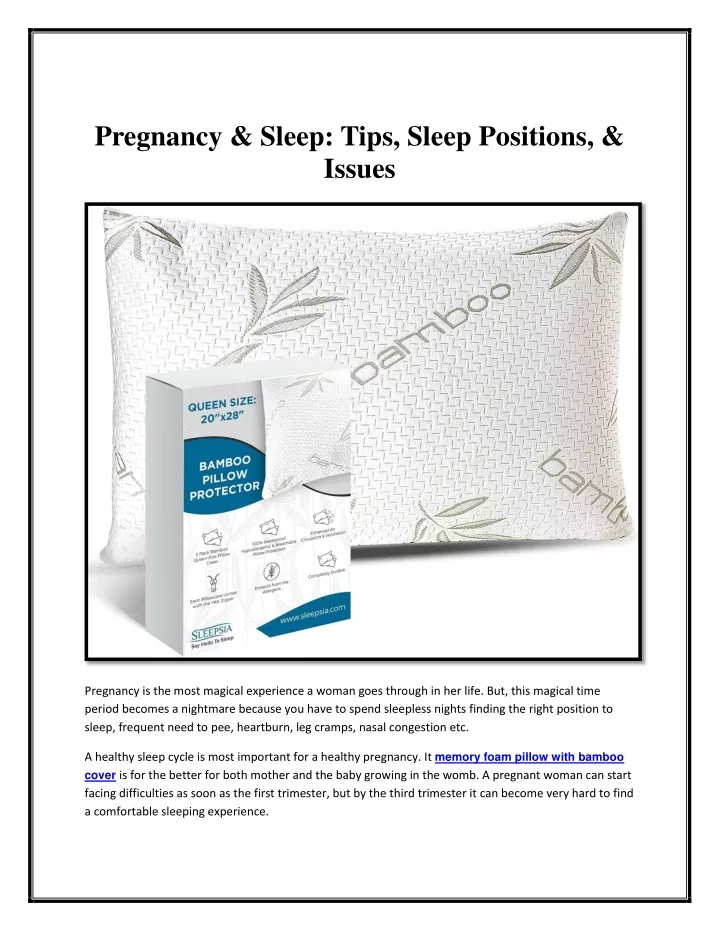 pregnancy sleep tips sleep positions issues