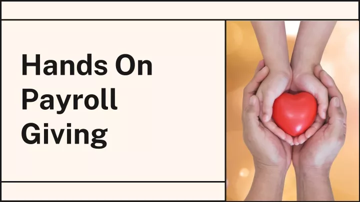 hands on payroll giving