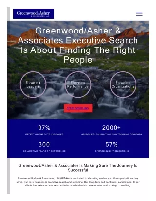 greenwood asher associates executive search is about finding the right people