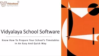 vidyalaya school software