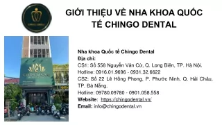 Nha Khoa Quoc Te Chingo Dental