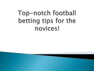 Top-notch-football-betting-tips-for-the-novices