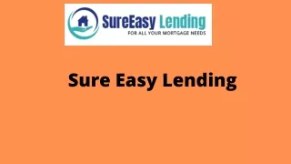 Sure Easy Lending