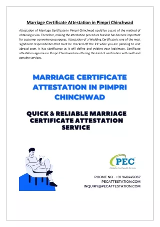 marriage certificate attestation in pimpri