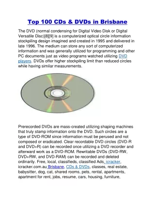 top 100 cds dvds in brisbane the dvd normal