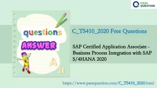 c ts410 2020 free questions c ts410 2020 free