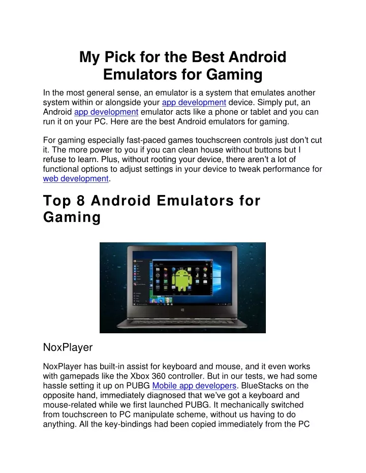 my pick for the best android emulators for gaming