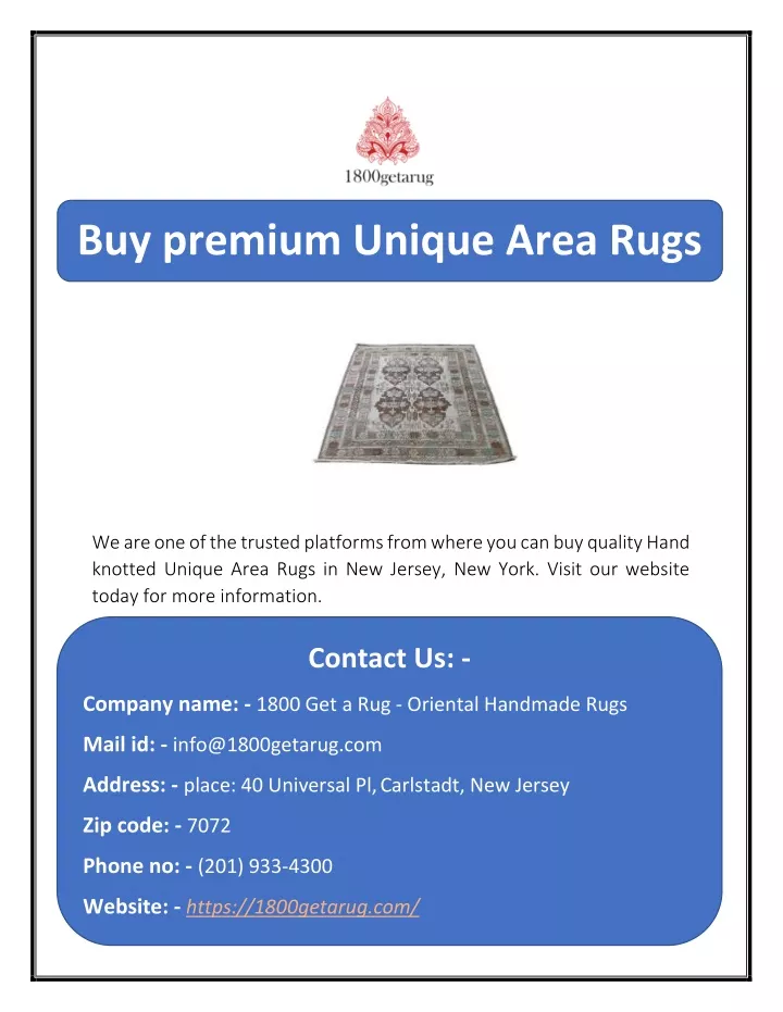 buy premium unique area rugs