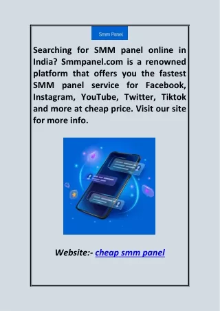 searching for smm panel online in india smmpanel